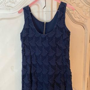 lily pulitzer navy sailboat dress- kolby resort